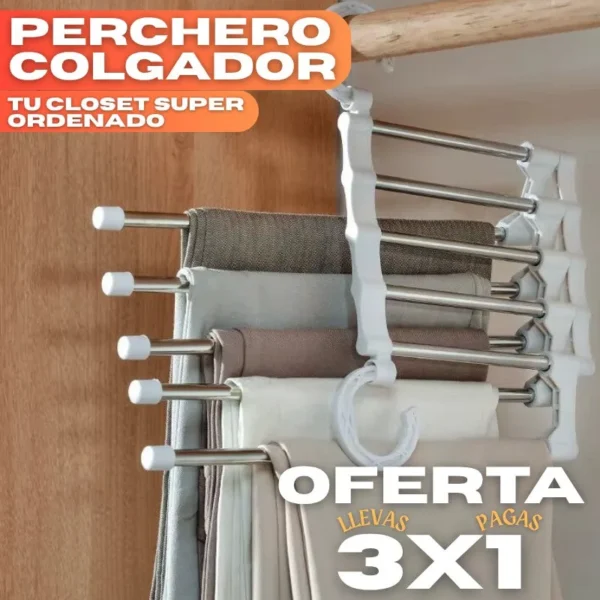 LLEVA 3 PAGA 1 | Gancho Organizador | Tu Clóset Deja de ser un Caos